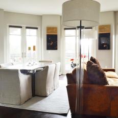 Elegant, Modern Dining Room with Neutral Color Palette