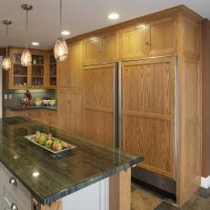 Craftsman Kitchen With Open Floor Plan