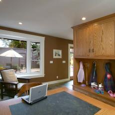 Craftsman Home Office is Functional, Stylish