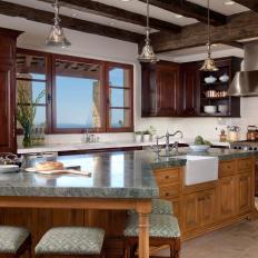 French Provencal Kitchen is Heart of Home