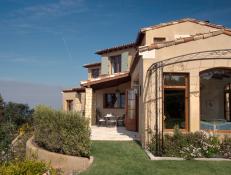 French Country Home With Stucco Exterior