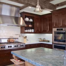 French Country Kitchen is Warm, Family Friendly