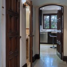 Colonial Revival Hallway is Traditional, Elegant
