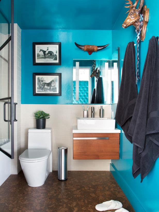 35 Beautiful Blue Master Bathroom Ideas Photos