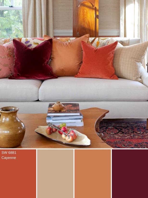 14 Ways To Decorate With Cayenne Orange Hgtv