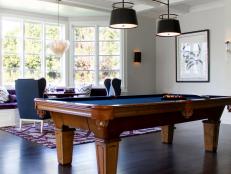 Pool Table and Games Area