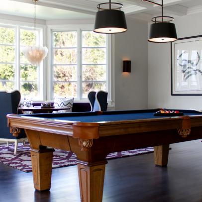 A Room with a Pool Table and Games Area is the Perfect Place to Entertain