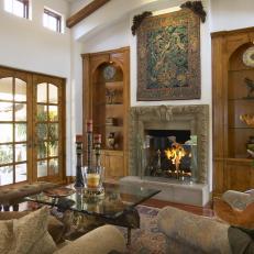 Traditional Living Room is Comfortable, Inviting