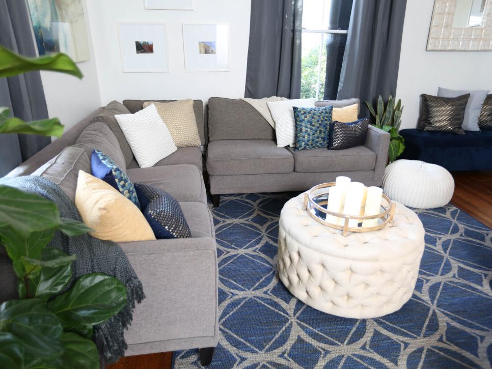 12 Living Room Ideas for a Grey Sectional HGTV s 