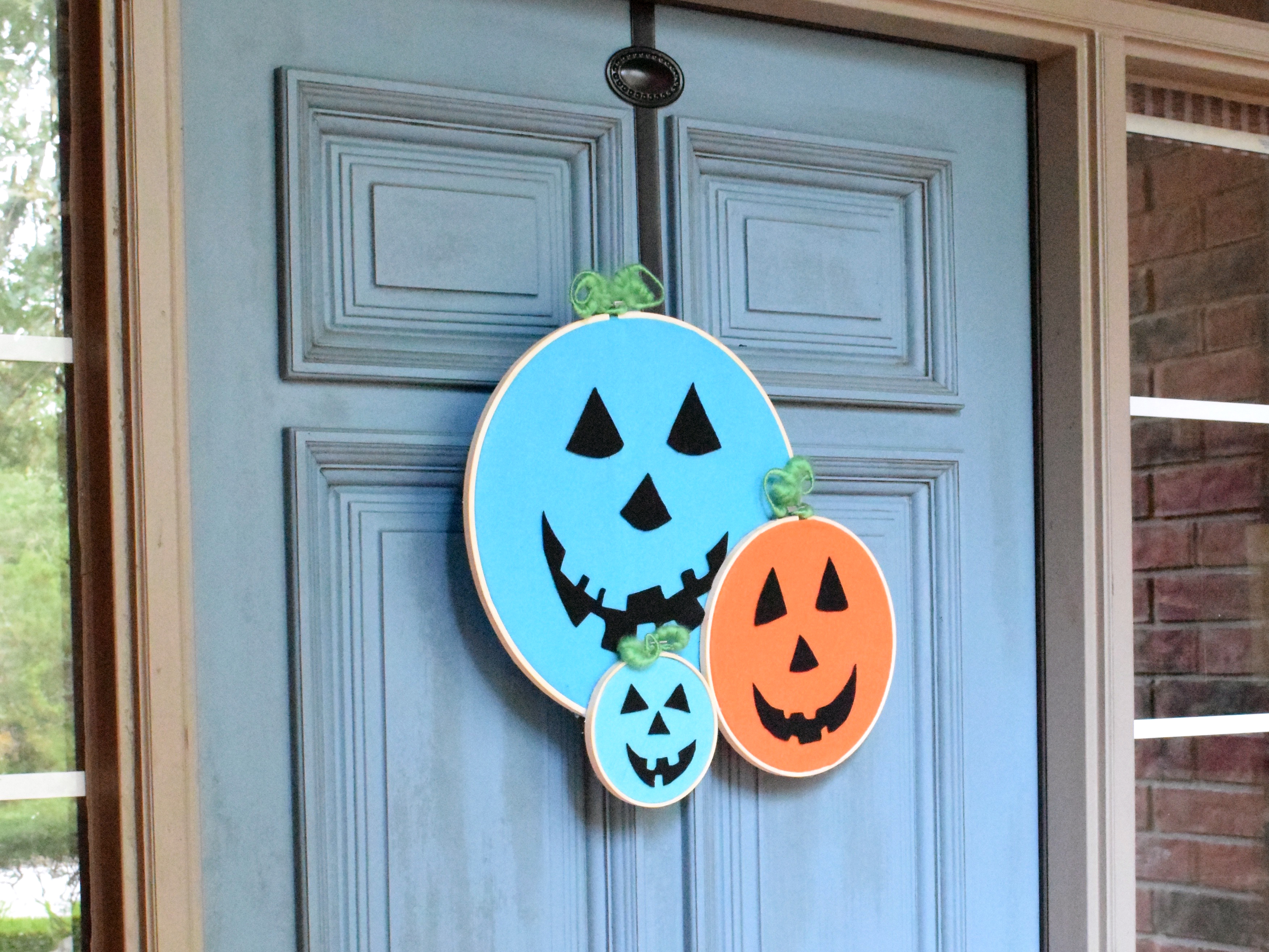 Хэллоуин поделки на дверь