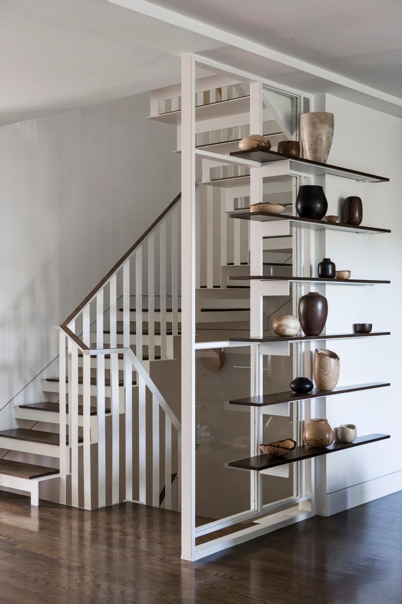 Stairs and Display Shelf