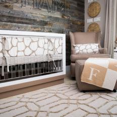 Travel Themed Nursery Features Modern Meets Rustic Style