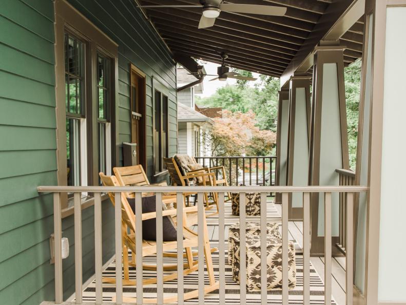Friendly Front Porch With Comfortable Seating