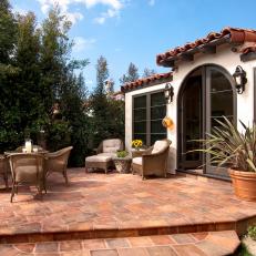 Spacious Patio Gives Spanish Colonial Functional and Stylish Entertaining Space