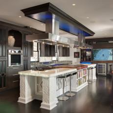 Contemporary Kitchen With Open Floor Plan