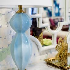 Blue and Gold Table Lamp