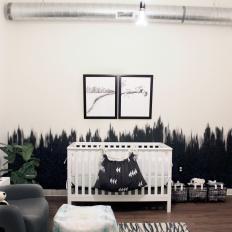 Black and White, Edgy Non-Traditional Nursery