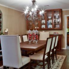 Modern Dining Room with French Country Details