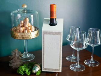 Wine Bottle Card