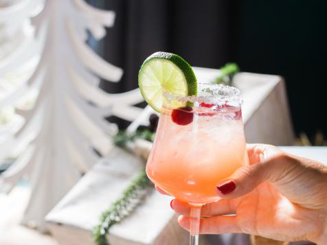 Toast to the Holidays With This Colorful Cranberry Margarita