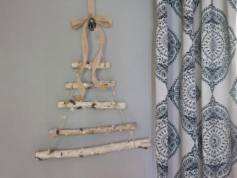 How to Make a Hanging Birch Log Tree