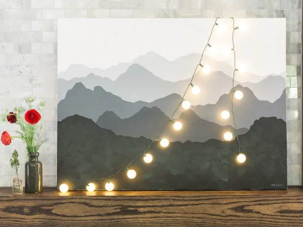 Easy String Light DIYs | HGTV