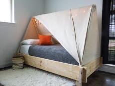 Create your own tent bed