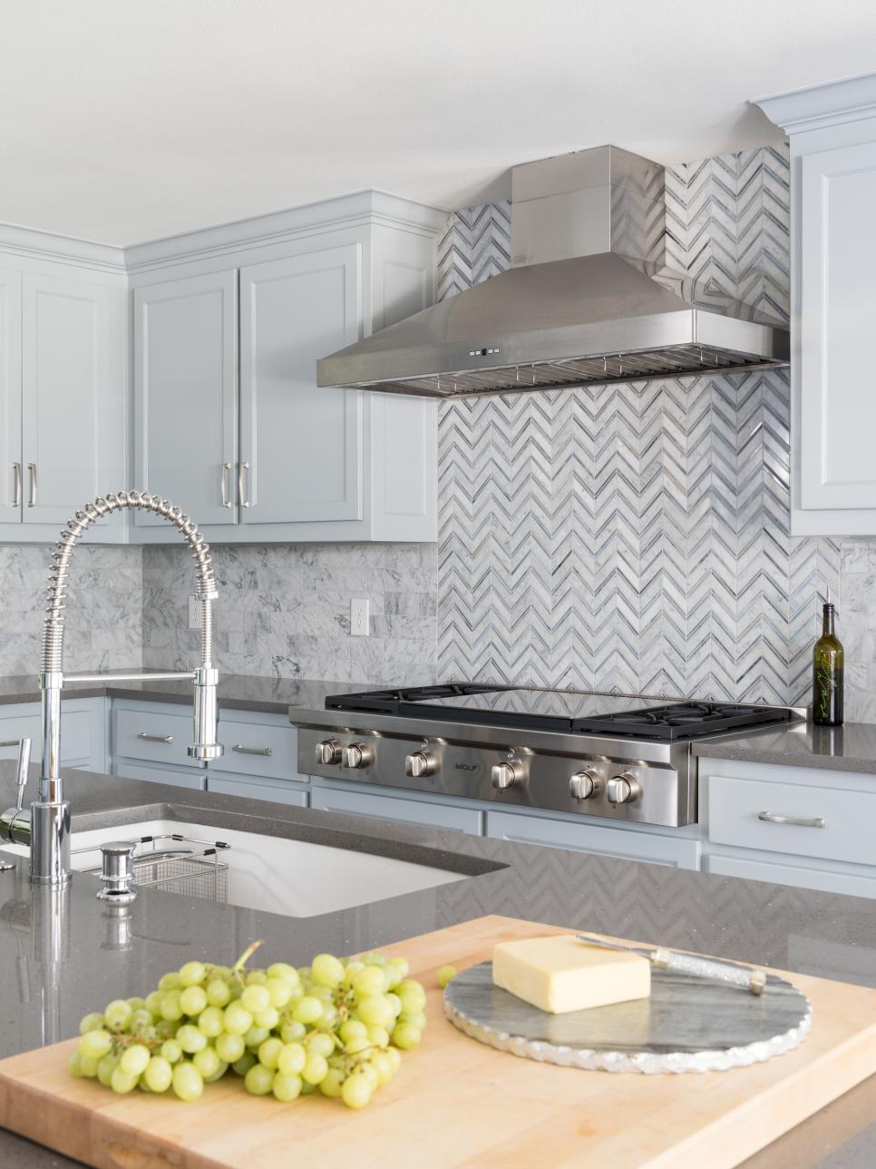 Herringbone Kitchen  Backsplash  HGTV 