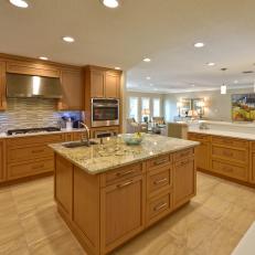 Family-Friendly Kitchen With Open Floor Plan