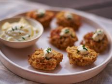 These bite-size crab cakes make the perfect first course for a Southern-style celebration.