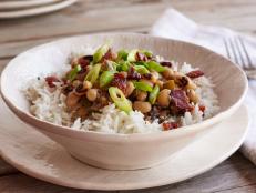 This hearty side dish brings together two Lowcountry favorites: rice and black-eyed peas.