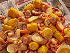 Also known as Frogmore Stew, this simple shrimp boil is traditionally served family-style. 