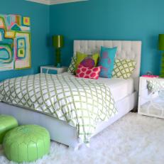 Bright Colors Create a Perfect, Girly Oasis