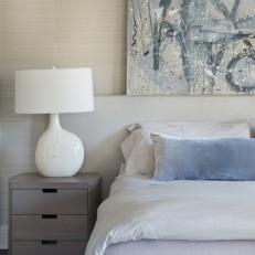 Soft Gray Color Palette in Master Bedroom