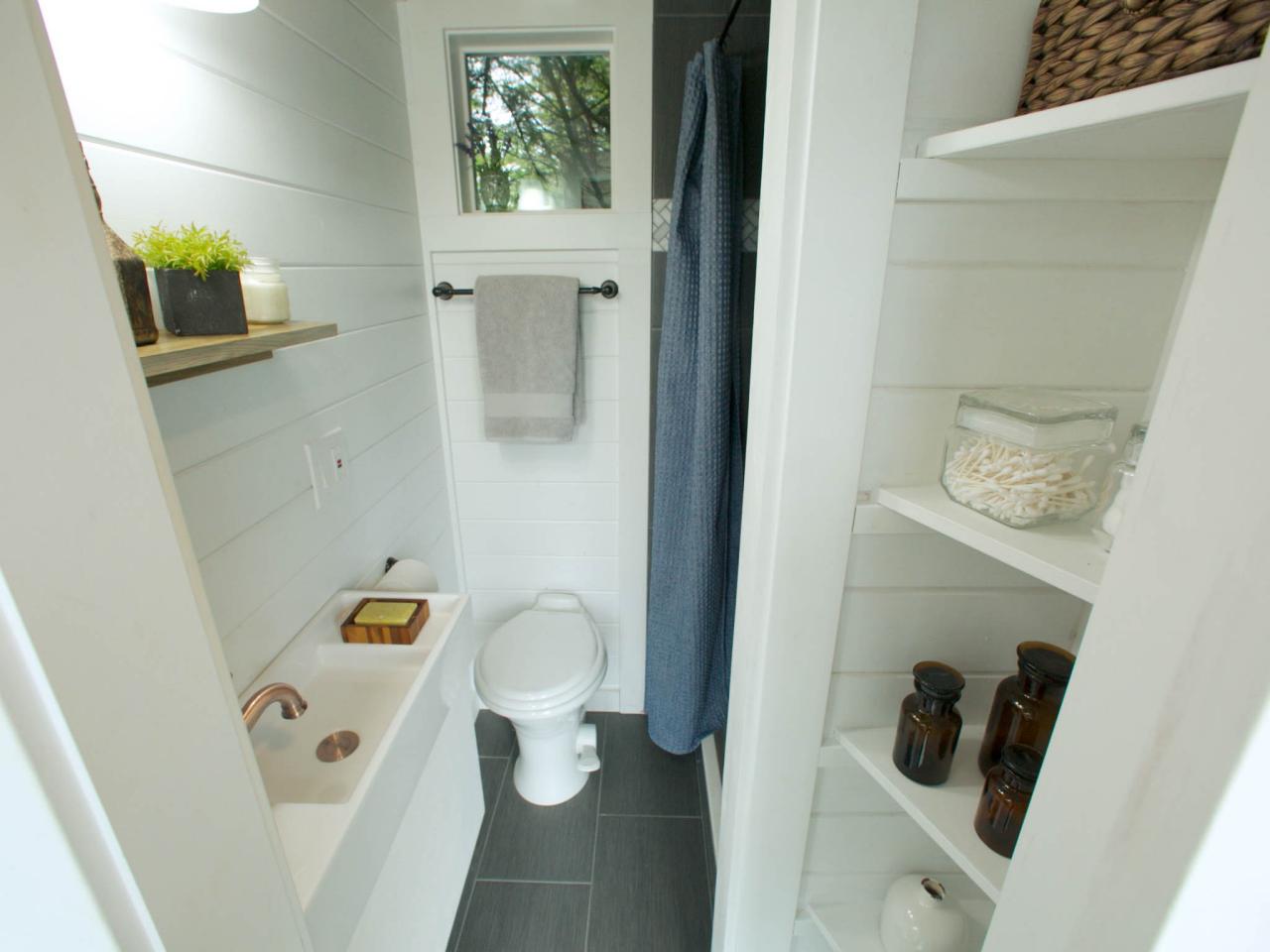 8 Tiny House Bathrooms Packed With, Tiny Home Bathroom