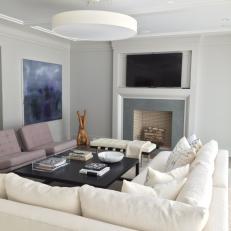 Elegant, Understated, Neutral, Contemporary Living Room