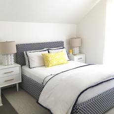 Small Guest Bedroom with Neutral Color Palette