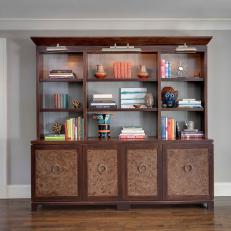 Bookshelf With Lower Cabinets