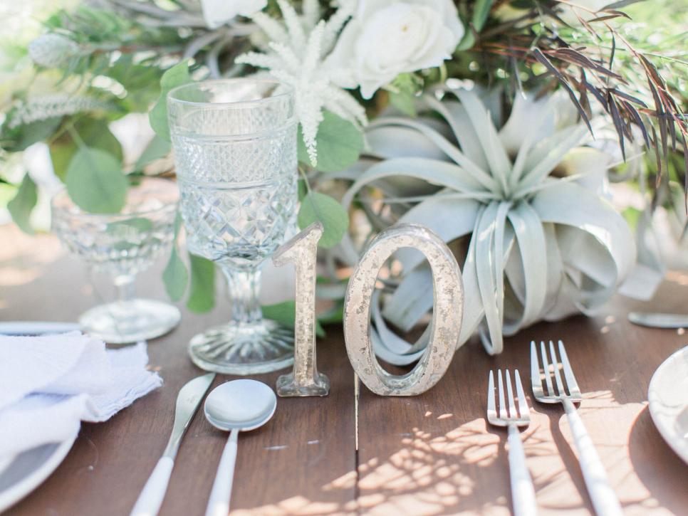 homemade wedding table decorations