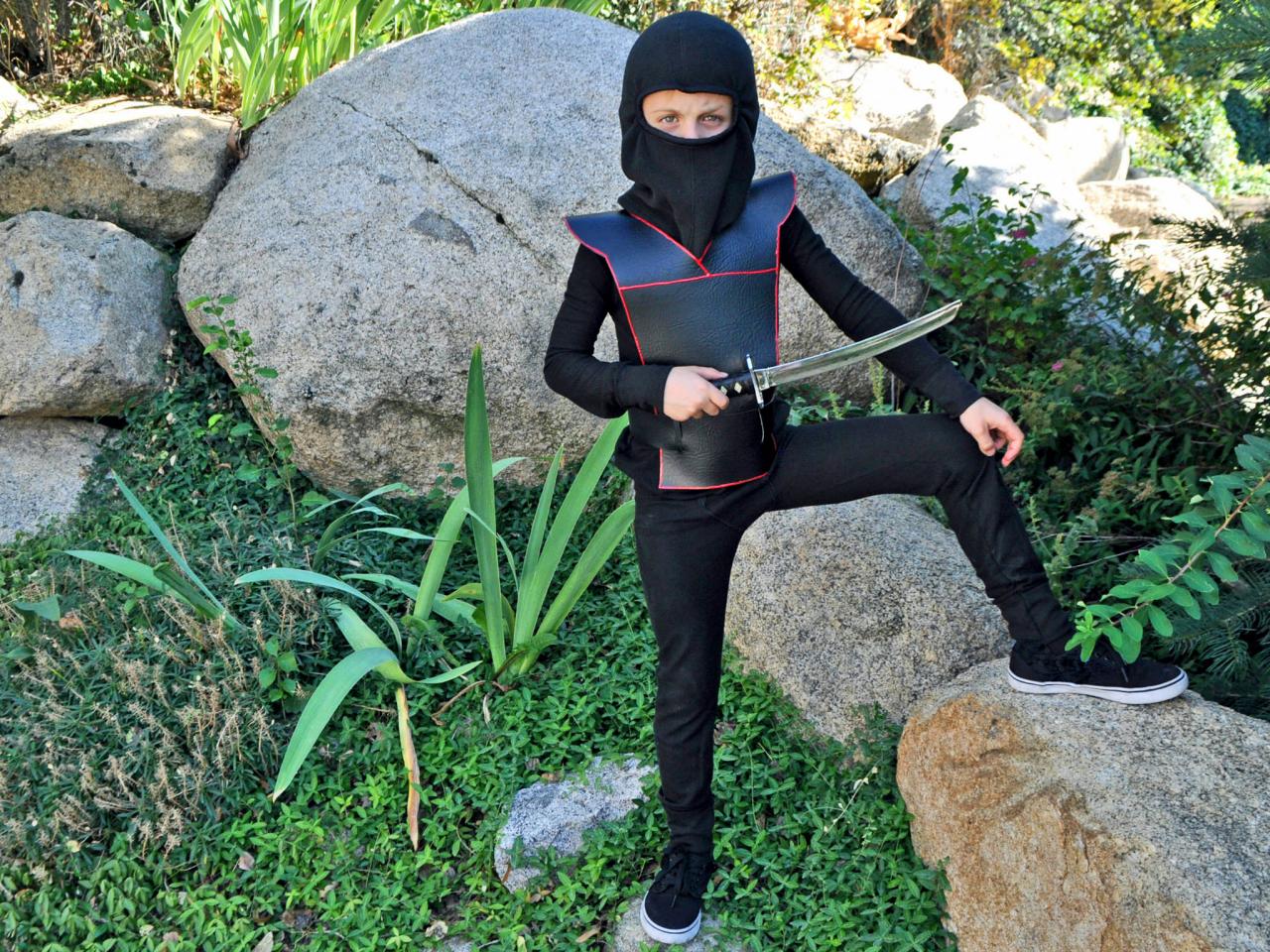 Toy Block Ninja Costume - Red - Kids – Dress Up America