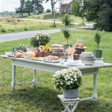 Farm Table in a Field