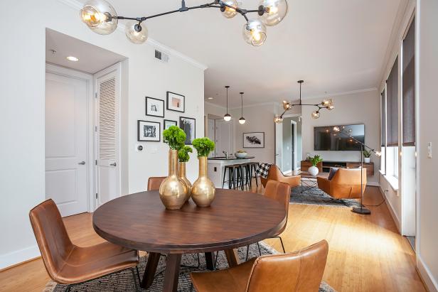 Living Area in Neutral Loft Apartment