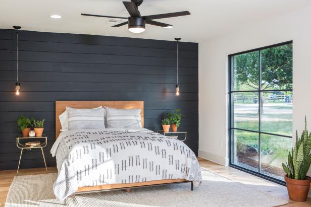Garage Turned Edgy Master Bedroom Hgtv