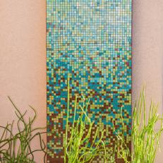 Mosaic Adds Color to Mountain Home's Backyard