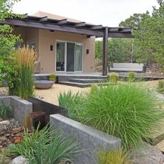 Southwestern Exterior and Modern Landscaping
