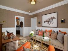 Equestrian-Inspired Living Space