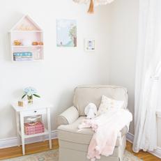 Light and Airy Nursery With Comfy Rocker
