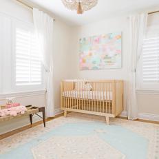 Neutral Pastel Girl's Nursery