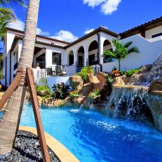 Pool of Mediterranean Style Home