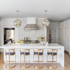 Family-Friendly Kitchen is Sophisticated, Transitional